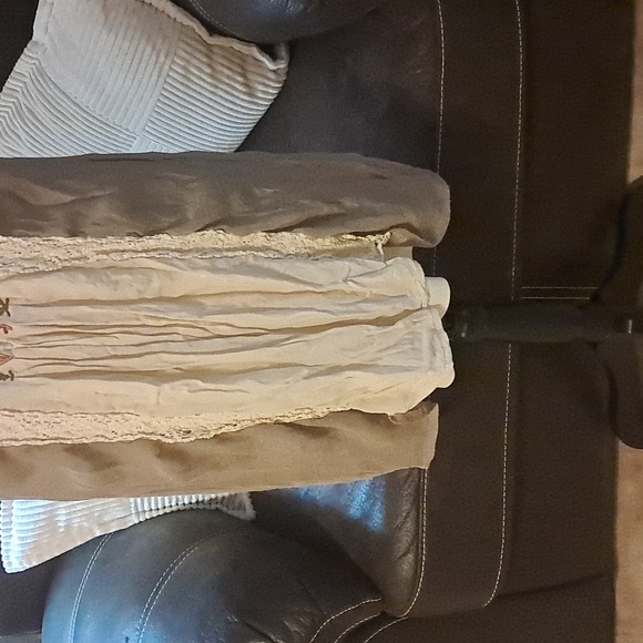 Ryu Bohemian Crochet Trim Embroidered Sleeveless Mini Dress Size S - Picture 3 of 12